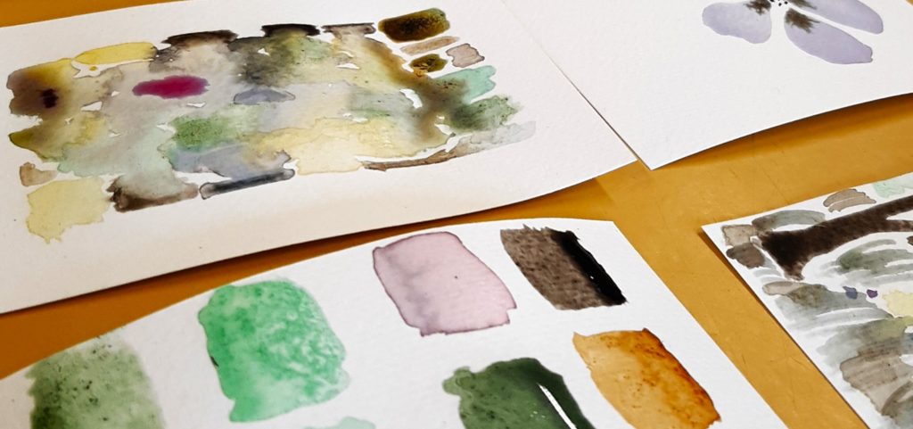 bulle creative encres vegetales aquarelles